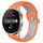 Per Huawei Watch 3 Pro 22mm Cinturino in silicone sportivo traforato traspirante (arancione + grigio) Per Huawei Watch 3 Pro 22mm Cinturino in silicone sportivo traforato traspirante (arancione + grigio)