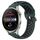 Per Huawei Watch 3 Pro 22mm Cinturino in silicone sportivo traspirante traforato (verde oliva + nero) Per Huawei Watch 3 Pro 22mm Cinturino in silicone sportivo traspirante traforato (verde oliva + nero)