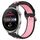 Per Huawei Watch 3 Pro 22mm Cinturino in silicone sportivo traforato traspirante (nero + rosa) Per Huawei Watch 3 Pro 22mm Cinturino in silicone sportivo traforato traspirante (nero + rosa)