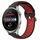 Per Huawei Watch 3 Pro 22mm Cinturino in silicone sportivo traforato traspirante (nero + rosso) Per Huawei Watch 3 Pro 22mm Cinturino in silicone sportivo traforato traspirante (nero + rosso)