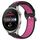 Per Huawei Watch 3 Pro 22mm Cinturino in silicone sportivo traforato traspirante (nero + rosa rossa) Per Huawei Watch 3 Pro 22mm Cinturino in silicone sportivo traforato traspirante (nero + rosa rossa)