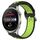 Per Huawei Watch 3 Pro 22mm Cinturino in silicone sportivo traforato traspirante (nero + lime) Per Huawei Watch 3 Pro 22mm Cinturino in silicone sportivo traforato traspirante (nero + lime)