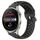 Per Huawei Watch 3 Pro 22mm Cinturino in silicone sportivo traforato traspirante (nero) Per Huawei Watch 3 Pro 22mm Cinturino in silicone sportivo traforato traspirante (nero)