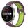 Per Huawei Watch 3 Pro 22mm Cinturino in silicone sportivo traforato traspirante (viola + lime) Per Huawei Watch 3 Pro 22mm Cinturino in silicone sportivo traforato traspirante (viola + lime)