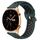 For Honor Watch GS 3 22mm Cinturino in silicone sportivo traforato traspirante (verde oliva + nero) For Honor Watch GS 3 22mm Cinturino in silicone sportivo traforato traspirante (verde oliva + nero)