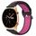 For Honor Watch GS 3 22mm Cinturino in silicone sportivo traforato traspirante (nero + rosa rossa) For Honor Watch GS 3 22mm Cinturino in silicone sportivo traforato traspirante (nero + rosa rossa)