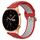 For Honor Watch GS 3 22mm Cinturino in silicone sportivo traforato traspirante (rosso + grigio) For Honor Watch GS 3 22mm Cinturino in silicone sportivo traforato traspirante (rosso + grigio)