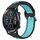 Per Honor Magic Watch 2 46mm 22mm Cinturino in silicone sportivo traforato traspirante (nero + blu) Per Honor Magic Watch 2 46mm 22mm Cinturino in silicone sportivo traforato traspirante (nero + blu)