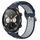For Honor Watch Dream 22mm Cinturino in silicone sportivo traforato e traspirante (blu notte + grigio) For Honor Watch Dream 22mm Cinturino in silicone sportivo traforato e traspirante (blu notte + grigio)