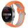Per Huawei Watch 3 Pro Nuovo cinturino sportivo in silicone traspirante traforato da 22 mm (arancione + grigio) Per Huawei Watch 3 Pro Nuovo cinturino sportivo in silicone traspirante traforato da 22 mm (arancione + grigio)