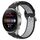 Per Huawei Watch 3 Pro Nuovo cinturino sportivo in silicone traspirante traforato da 22 mm (nero + grigio) Per Huawei Watch 3 Pro Nuovo cinturino sportivo in silicone traspirante traforato da 22 mm (nero + grigio)
