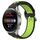 Per Huawei Watch 3 Pro Nuovo cinturino sportivo in silicone traspirante traforato da 22 mm (nero + lime) Per Huawei Watch 3 Pro Nuovo cinturino sportivo in silicone traspirante traforato da 22 mm (nero + lime)