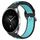 Per Xiaomi Watch S2 42mm 22mm Cinturino sportivo in silicone traspirante traforato (nero + blu) Per Xiaomi Watch S2 42mm 22mm Cinturino sportivo in silicone traspirante traforato (nero + blu)