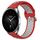 Per Xiaomi Watch S2 42mm 22mm Cinturino sportivo in silicone traspirante traforato (rosso + grigio)