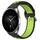 Per Xiaomi Watch S2 46mm 22mm Cinturino sportivo in silicone traspirante traforato (nero + lime) Per Xiaomi Watch S2 46mm 22mm Cinturino sportivo in silicone traspirante traforato (nero + lime)