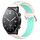 Per Xiaomi MI Watch S1 22mm Cinturino in silicone sportivo traspirante traforato (rosa + anatra d'acqua)