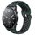 Per Xiaomi MI Watch S1 22mm Cinturino in silicone sportivo traspirante traforato (verde oliva + nero)