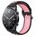Per Xiaomi MI Watch S1 22mm Cinturino in silicone sportivo traspirante traforato (nero + rosa) Per Xiaomi MI Watch S1 22mm Cinturino in silicone sportivo traspirante traforato (nero + rosa)