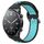 Per Xiaomi MI Watch S1 22mm Cinturino sportivo in silicone traspirante traforato (nero + blu) Per Xiaomi MI Watch S1 22mm Cinturino sportivo in silicone traspirante traforato (nero + blu)