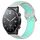 Per Xiaomi MI Watch S1 22mm Cinturino in silicone sportivo traspirante traforato (grigio + anatra d'acqua)