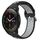 Per Xiaomi MI Watch S1 Pro 22mm Cinturino in silicone sportivo traspirante traforato (nero + grigio)