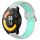 Per Xiaomi Watch S1 Active 22mm Cinturino in silicone sportivo traforato traspirante (grigio + anatra d'acqua) Per Xiaomi Watch S1 Active 22mm Cinturino in silicone sportivo traforato traspirante (grigio + anatra d'acqua)