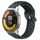 Per Xiaomi MI Watch Color 2 22mm Cinturino in silicone sportivo traforato traspirante (verde oliva + nero) Per Xiaomi MI Watch Color 2 22mm Cinturino in silicone sportivo traforato traspirante (verde oliva + nero)