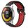Per Xiaomi MI Watch Color 2 22mm Cinturino in silicone sportivo traspirante traforato (nero + rosso) Per Xiaomi MI Watch Color 2 22mm Cinturino in silicone sportivo traspirante traforato (nero + rosso)