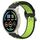 Per Xiaomi MI Watch Sport 22mm Cinturino in silicone sportivo traspirante traforato (nero + lime) Per Xiaomi MI Watch Sport 22mm Cinturino in silicone sportivo traspirante traforato (nero + lime)