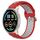 Per Xiaomi MI Watch Sport 22mm Cinturino sportivo in silicone traspirante traforato (rosso + grigio) Per Xiaomi MI Watch Sport 22mm Cinturino sportivo in silicone traspirante traforato (rosso + grigio)