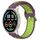 Per Xiaomi MI Watch Sport 22mm Cinturino in silicone sportivo traforato traspirante (viola + lime) Per Xiaomi MI Watch Sport 22mm Cinturino in silicone sportivo traforato traspirante (viola + lime)