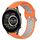 Per Xiaomi Haylou RT2 LS10 Cinturino per orologio sportivo in silicone traspirante traforato da 22 mm (arancione + grigio)