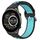 Per Xiaomi Haylou RT2 LS10 Cinturino sportivo in silicone traspirante traforato da 22 mm (nero + blu) Per Xiaomi Haylou RT2 LS10 Cinturino sportivo in silicone traspirante traforato da 22 mm (nero + blu)