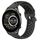 Per Xiaomi Haylou RT2 LS10 22mm Cinturino sportivo in silicone traspirante traforato (nero) Per Xiaomi Haylou RT2 LS10 22mm Cinturino sportivo in silicone traspirante traforato (nero)