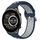 Per Xiaomi Haylou RT2 LS10 Cinturino sportivo in silicone traspirante traforato da 22 mm (blu notte + grigio) Per Xiaomi Haylou RT2 LS10 Cinturino sportivo in silicone traspirante traforato da 22 mm (blu notte + grigio)