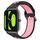 Per Xiaomi Haylou RS4 LS12 Cinturino sportivo in silicone traspirante traforato da 22 mm (nero + rosa) Per Xiaomi Haylou RS4 LS12 Cinturino sportivo in silicone traspirante traforato da 22 mm (nero + rosa)