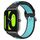 Per Xiaomi Haylou RS4 LS12 Cinturino sportivo in silicone traspirante traforato da 22 mm (nero + blu) Per Xiaomi Haylou RS4 LS12 Cinturino sportivo in silicone traspirante traforato da 22 mm (nero + blu)