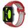 Per Xiaomi Haylou RS4 LS12 Cinturino per orologio sportivo in silicone traspirante traforato da 22 mm (rosso + grigio) Per Xiaomi Haylou RS4 LS12 Cinturino per orologio sportivo in silicone traspirante traforato da 22 mm (rosso + grigio)