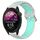 Per Garmin Forerunner 255 22mm Cinturino sportivo in silicone traspirante traforato (grigio + anatra d'acqua) Per Garmin Forerunner 255 22mm Cinturino sportivo in silicone traspirante traforato (grigio + anatra d'acqua)