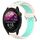 Per Garmin Forerunner 255 Music 22mm Cinturino in silicone sportivo traforato traspirante (rosa + anatra d'acqua) Per Garmin Forerunner 255 Music 22mm Cinturino in silicone sportivo traforato traspirante (rosa + anatra d'acqua)