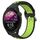 Per Garmin Forerunner 255 Music Cinturino sportivo in silicone traspirante perforato da 22 mm (nero + lime) Per Garmin Forerunner 255 Music Cinturino sportivo in silicone traspirante perforato da 22 mm (nero + lime)
