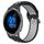 Per Garmin Venu 2 22mm Cinturino sportivo in silicone traspirante traforato (nero + grigio) Per Garmin Venu 2 22mm Cinturino sportivo in silicone traspirante traforato (nero + grigio)