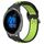 Per Garmin Venu 2 22mm cinturino in silicone sportivo traspirante traforato (nero + lime) Per Garmin Venu 2 22mm cinturino in silicone sportivo traspirante traforato (nero + lime)