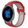 Per Garmin Venu 2 22mm Cinturino sportivo in silicone traspirante traforato (rosso + grigio) Per Garmin Venu 2 22mm Cinturino sportivo in silicone traspirante traforato (rosso + grigio)