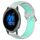 Per Garmin Venu 2 22mm Cinturino sportivo in silicone traspirante traforato (grigio + anatra d'acqua) Per Garmin Venu 2 22mm Cinturino sportivo in silicone traspirante traforato (grigio + anatra d'acqua)