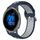 Per Garmin Venu 2 22mm cinturino sportivo in silicone traspirante traforato (blu notte + grigio) Per Garmin Venu 2 22mm cinturino sportivo in silicone traspirante traforato (blu notte + grigio)