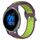 Per Garmin Venu 2 22mm cinturino in silicone sportivo traspirante traforato (viola + lime) Per Garmin Venu 2 22mm cinturino in silicone sportivo traspirante traforato (viola + lime)