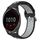 Per Garmin Vivoactive 4 22mm Cinturino sportivo in silicone traspirante traforato (nero e grigio) Per Garmin Vivoactive 4 22mm Cinturino sportivo in silicone traspirante traforato (nero e grigio)