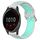 Per Garmin Vivoactive4 22mm Cinturino in silicone sportivo traforato traspirante (grigio + anatra d'acqua) Per Garmin Vivoactive4 22mm Cinturino in silicone sportivo traforato traspirante (grigio + anatra d'acqua)