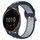 Per Garmin Vivoactive4 22mm Cinturino sportivo in silicone traspirante traforato (blu notte + grigio) Per Garmin Vivoactive4 22mm Cinturino sportivo in silicone traspirante traforato (blu notte + grigio)